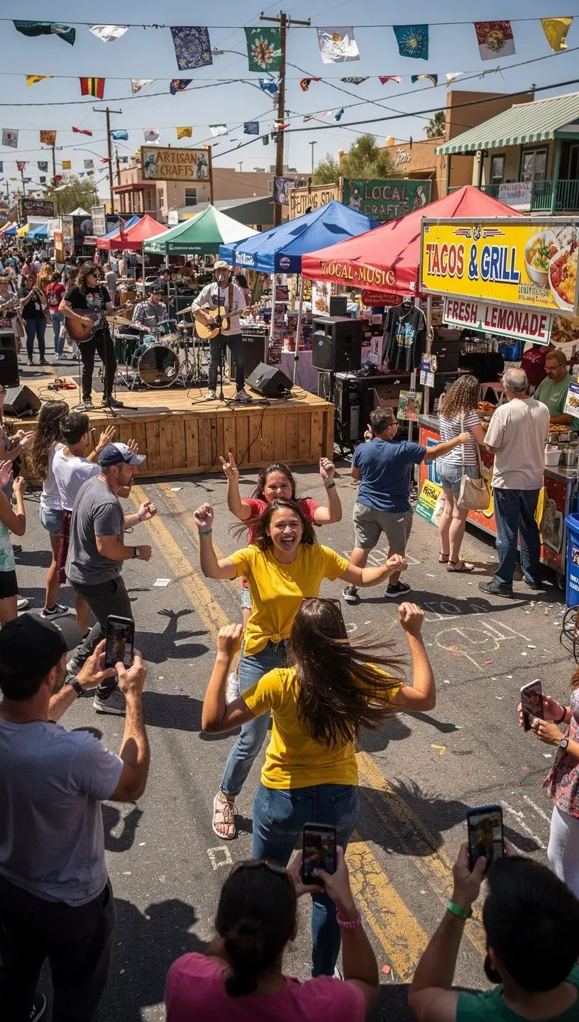 Community announcements enhancing neighborhood event planning.